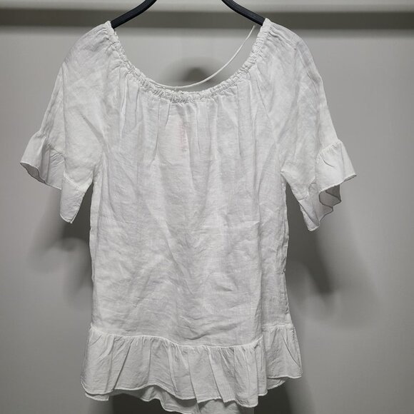 Terzo Millennio 100% Linen Tunic Top SIZE S - Picture 1 of 5